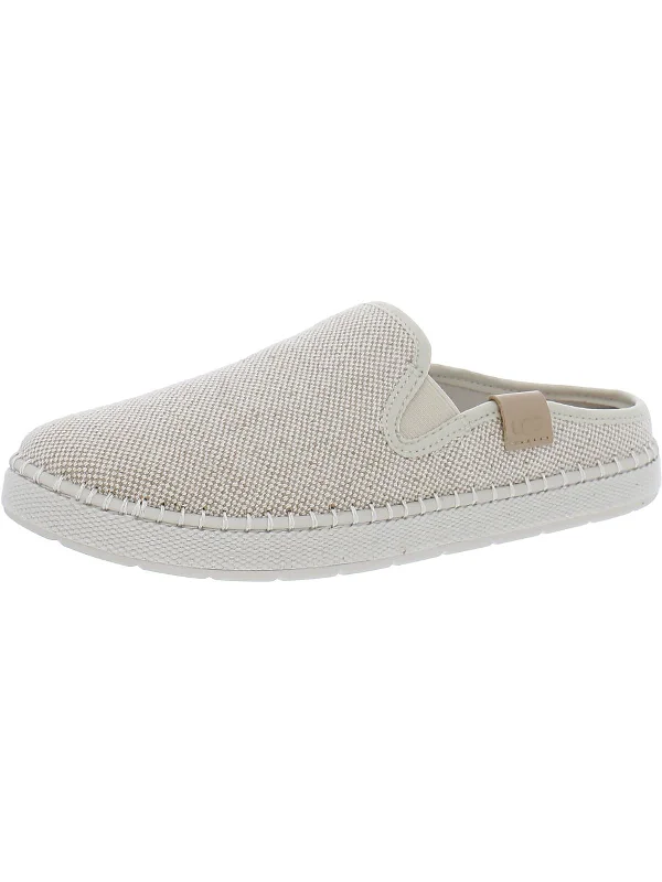 Delu Womens Woven Casual Slip-On Sneakers