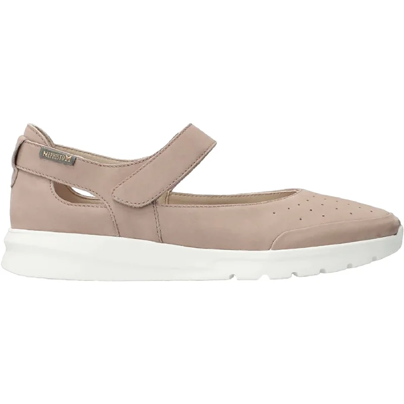 Women's Mephisto Marsia Light Taupe Nubuck