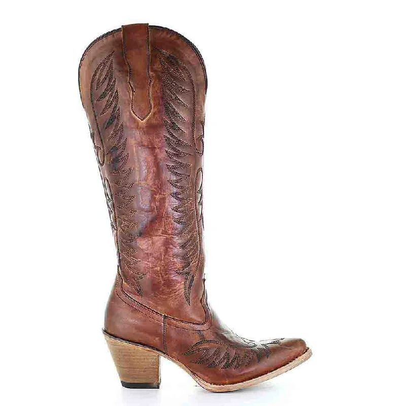 Corral Cognac Cowhide Cowgirl Boots