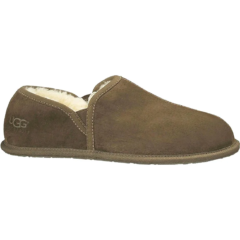 Men's UGG Scuff Romeo II Espresso Suede/Sheepskin