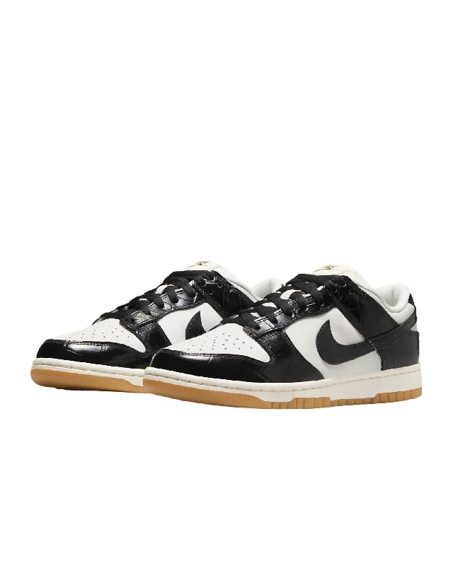 Women's Dunk Low Lx Sneakers In Phantom/black/sail/gum Light Brown