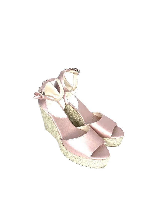 penelopechilvers Pink Corfu Atelier Satin Espadrille - Tea Rose UK 7 EU 40 👠