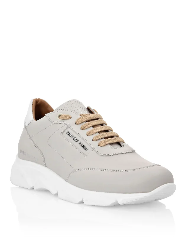 Leather Lo-Top Sneakers Philipp Plein TM