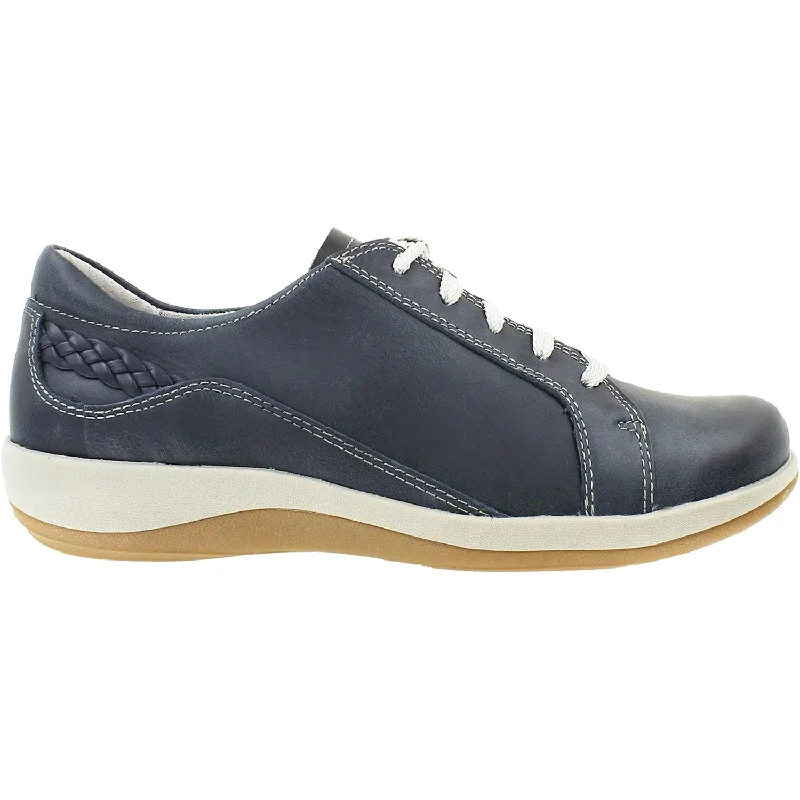 Women's Aetrex Dana Navy Leather