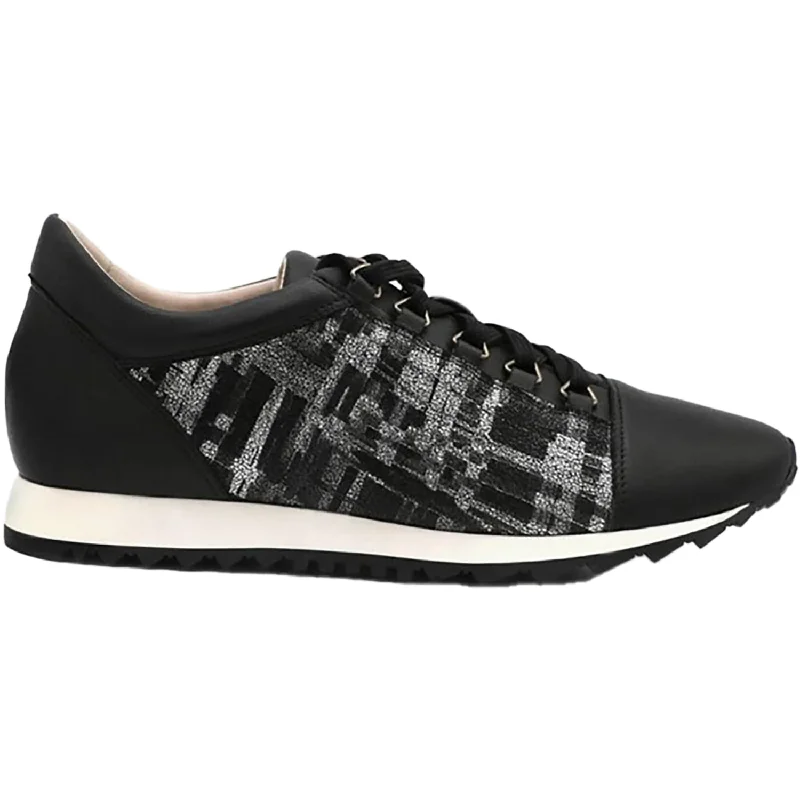 Women's Amalfi Ferruccio Silver/Black Leather