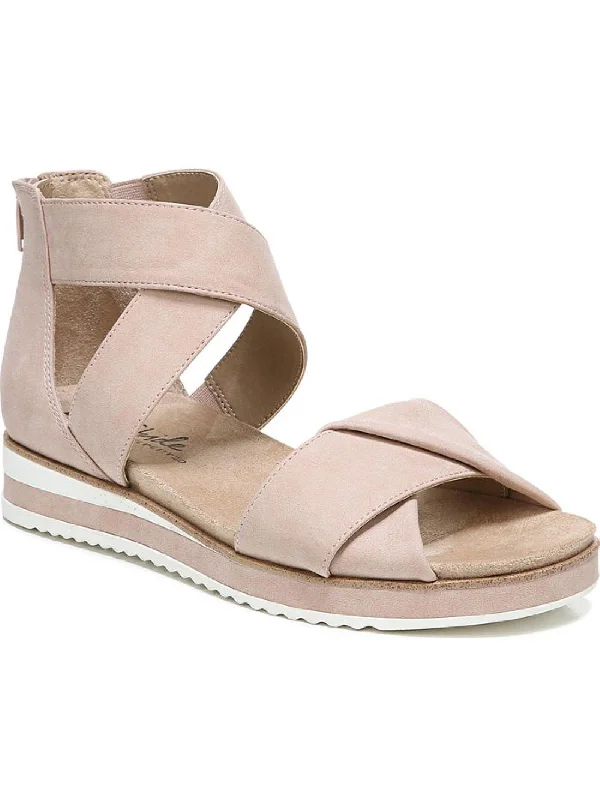 blush casual suede