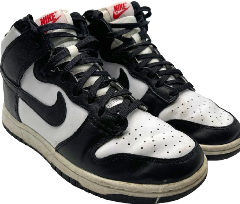 Nike Black/White Dunk High Trainers UK 6