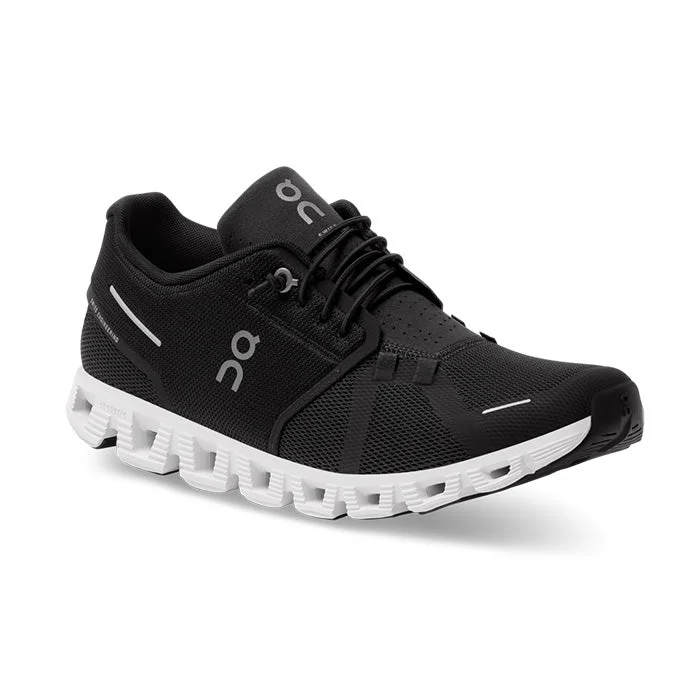 On Men's Cloud 5 Shoes - Black / White