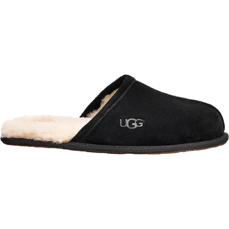 Men's UGG Scuff Black Suede