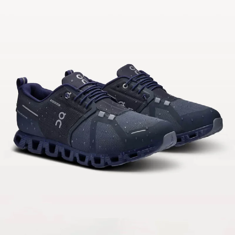 On Men's Cloud 5 Waterproof Shoes - Navy Ink