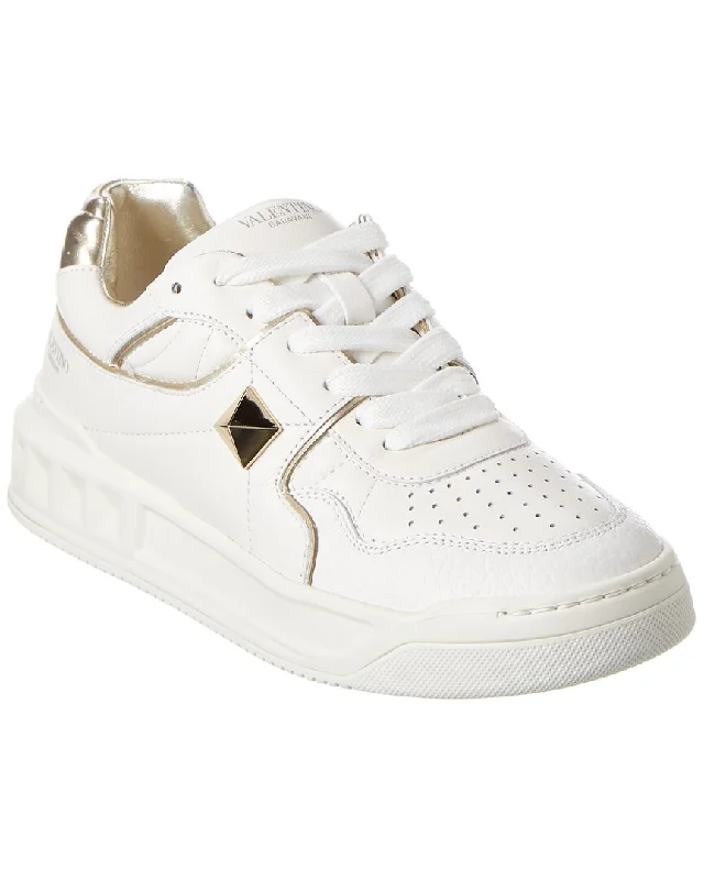 Valentino Roman Stud Leather Sneaker