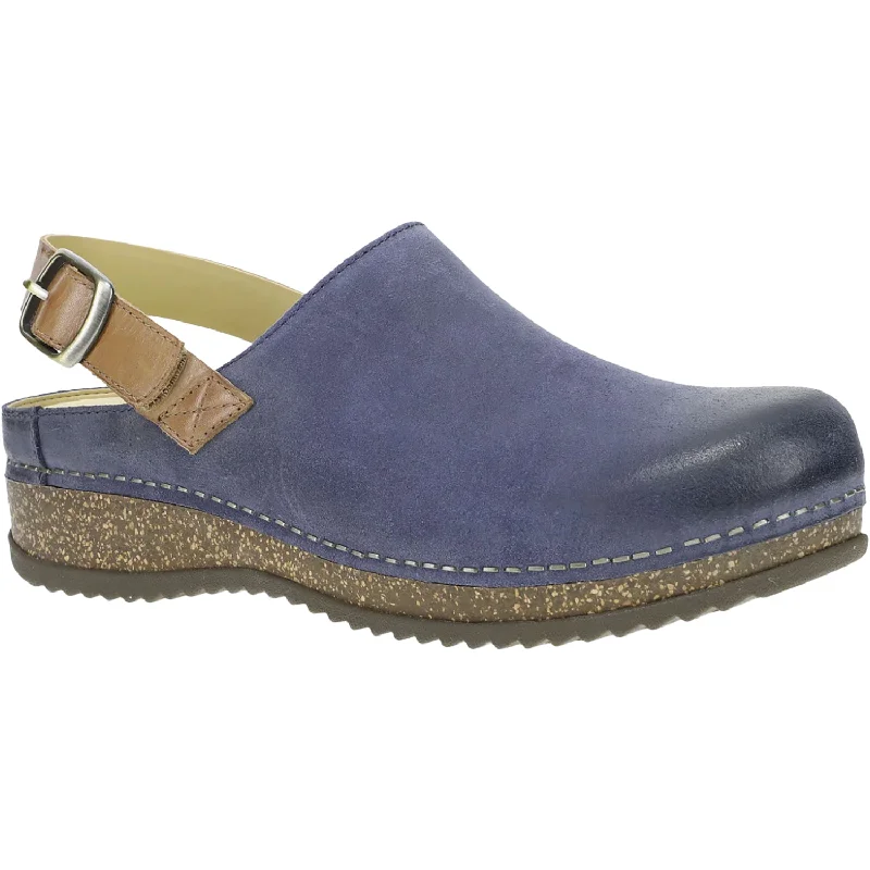 Women's Dansko Merrin Blue Burnished Suede