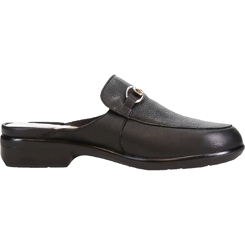 Women's Naot Halny Soft Black Leather