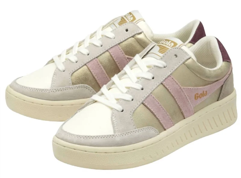 Women's Superslam Blaze Sneakers In Gold/chalk Pink/windsor Wine