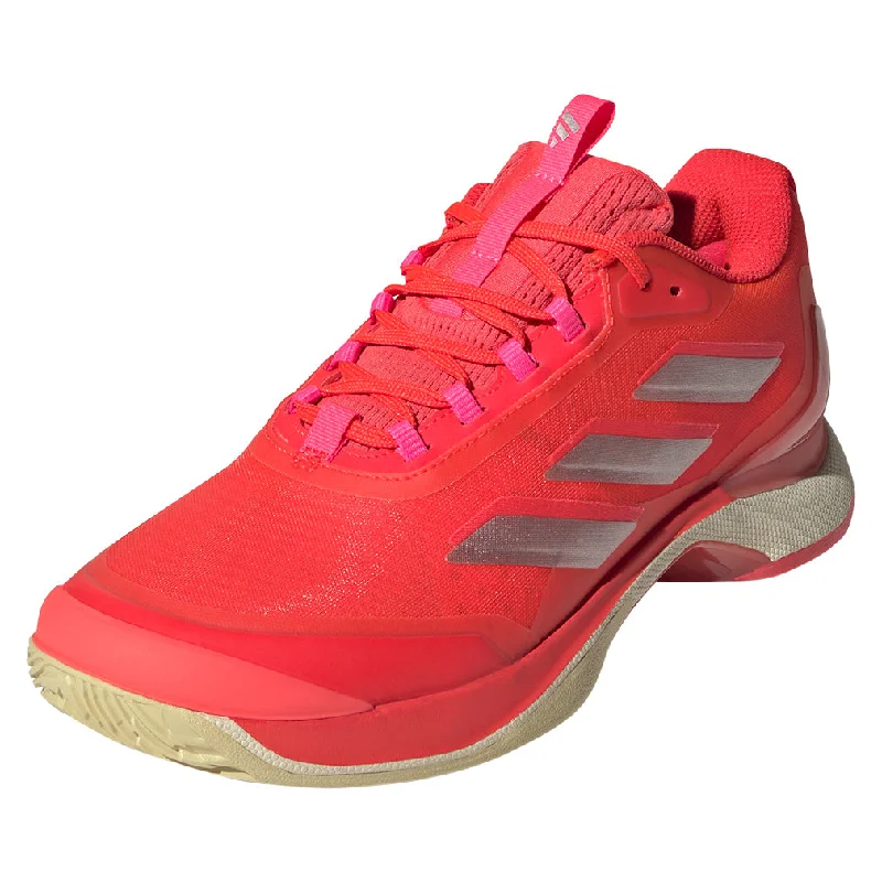 Women`s Avacourt 2 Tennis Shoes Lucid Red and Silver Matallic