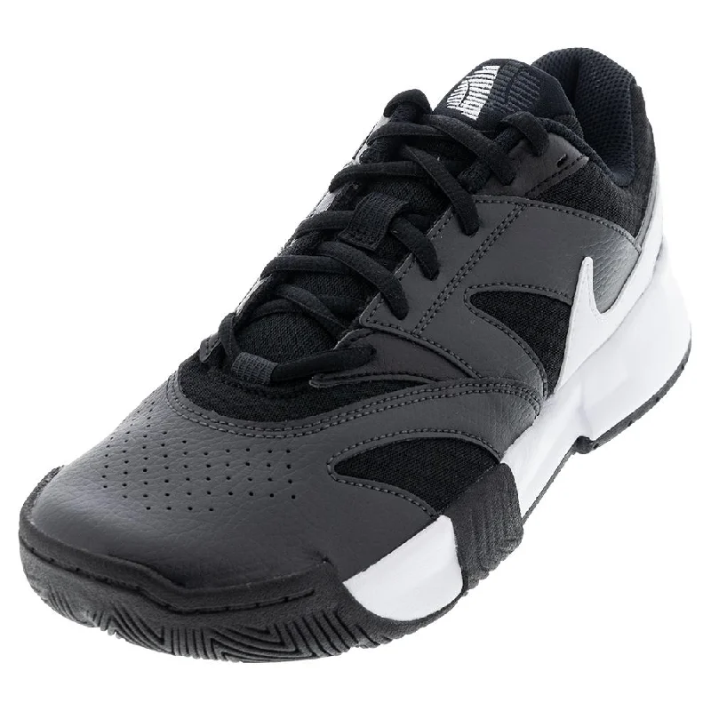 Women's Court Lite 4 Tennis Shoes Black and White