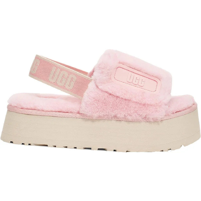 Women's UGG Disco Slide Pink Cloud Sheepskin