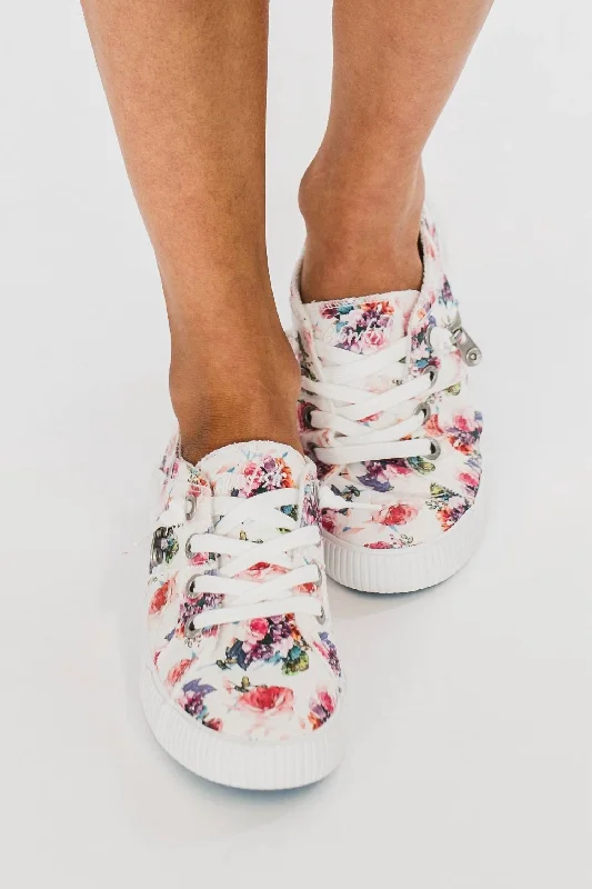 Women's Fruit Sneaker In Off White Starbella Print