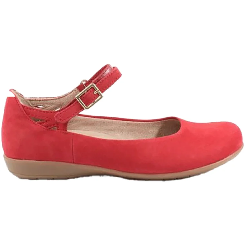 Women's Earth Alma Bright Red Nubuck