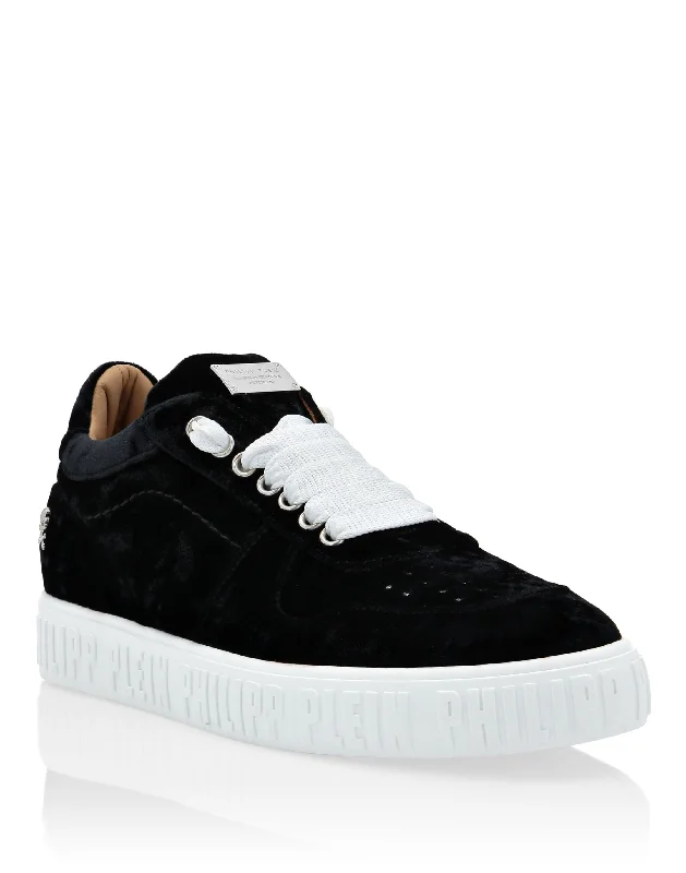 Velvet Lo-Top Sneakers Plein Hurricane