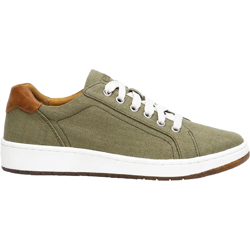 Women's Aetrex Renee Olive Canvas