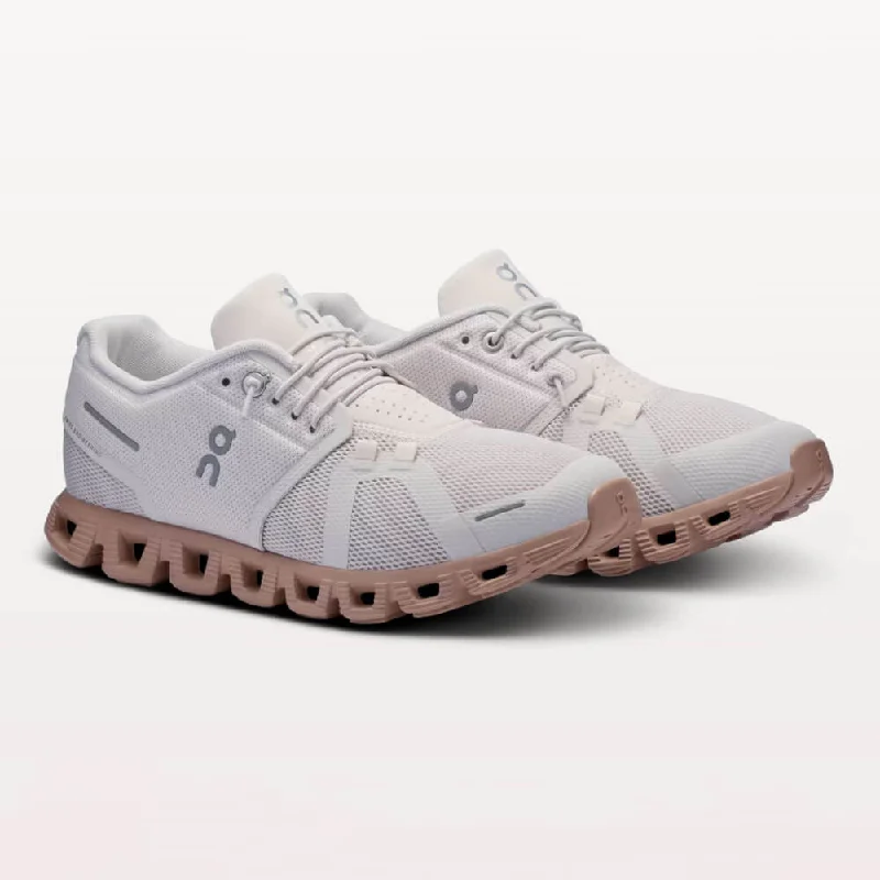 On Women's Cloud 5 Shoes - Sand Rosebrown