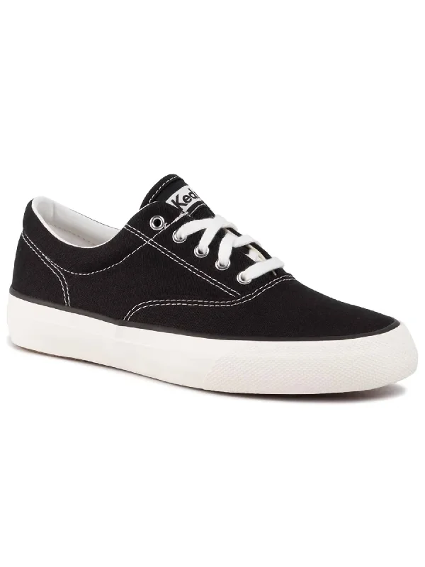 Women's Anchor Sneaker In Solid Black