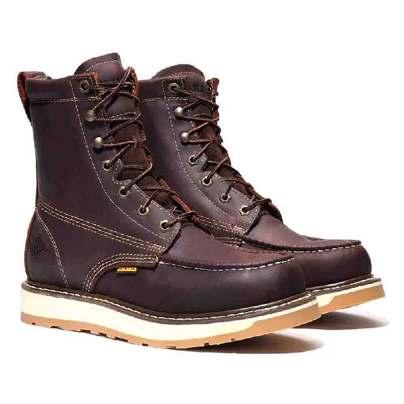 Bonanza Frontier 8-Inch Burgundy Dual Work Boot