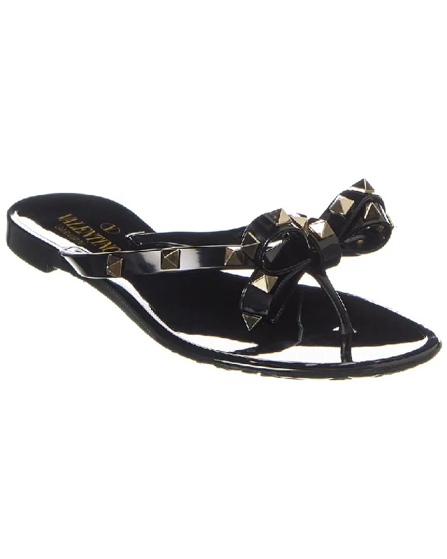 Valentino Rockstud Rubber Flip Flop