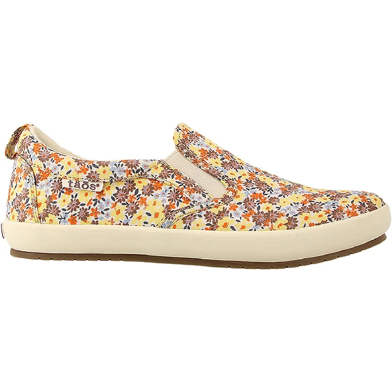 Women's Taos Dandy Yellow Floral Multi Canvas