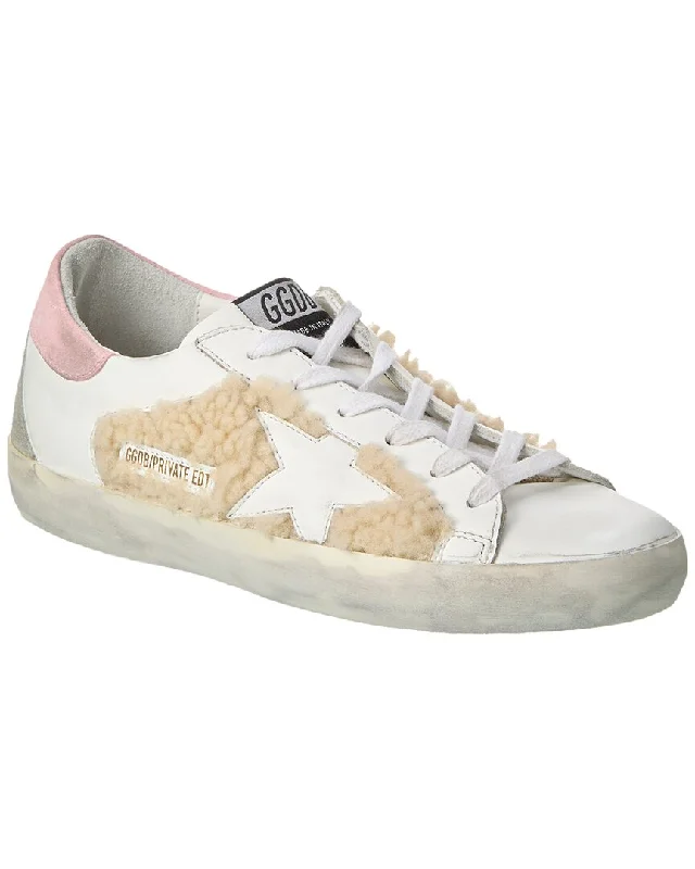 Golden Goose Superstar Shearling & Leather Sneaker